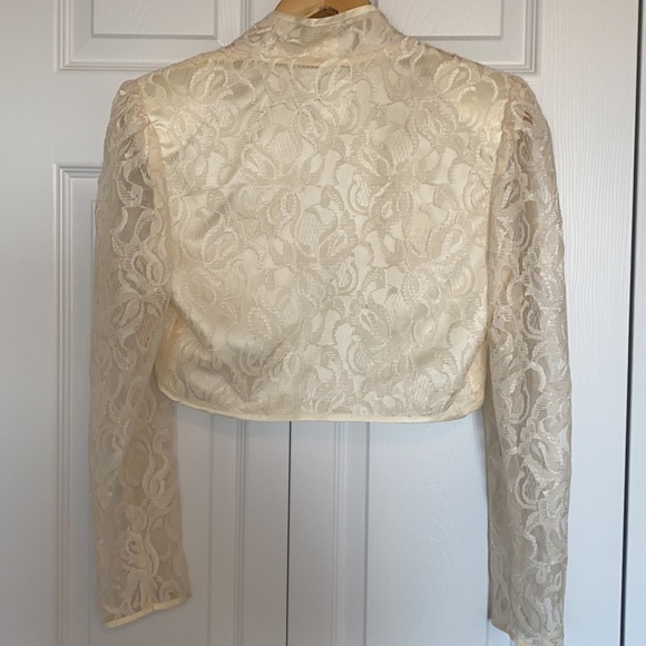 Vintage Lace Dress Suit Jacket Cartigan - Picture 4 of 4